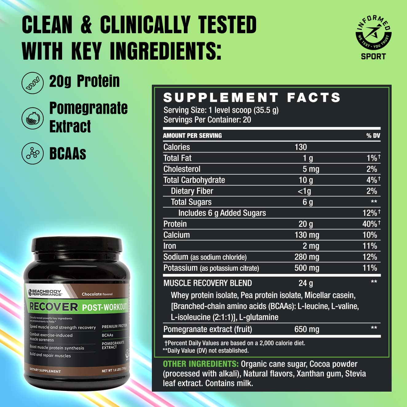 Recover Post-Workout Protein Powder from Beachbody Performance | BODi ...