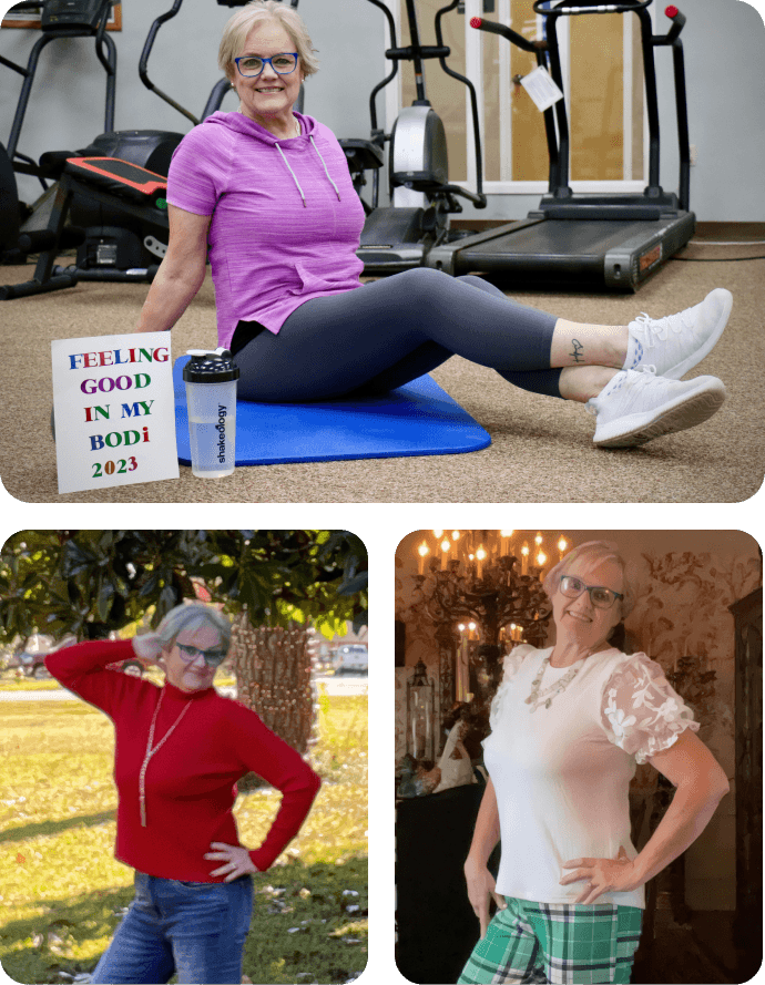 Becky's real life before and afters with BODi