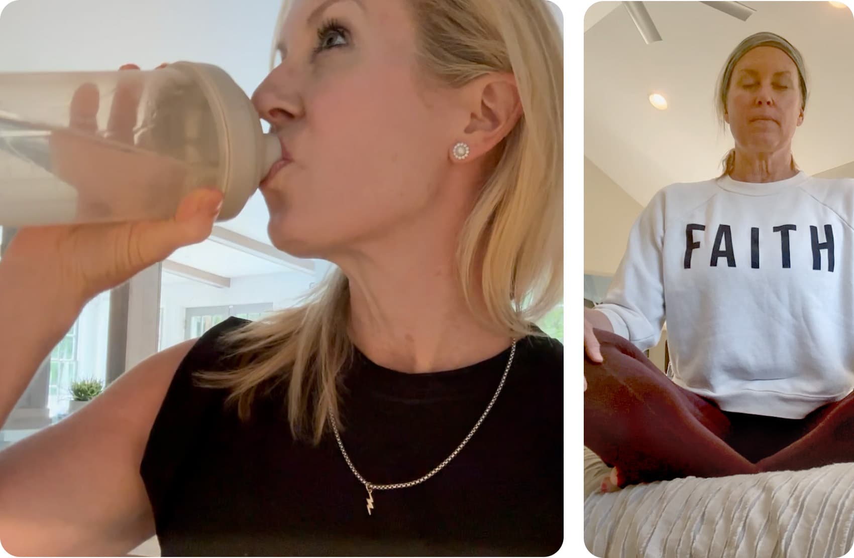 images of Tracy's real-life story with Belle Vitale