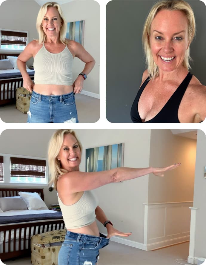 images of Tracy's real-life story with Belle Vitale