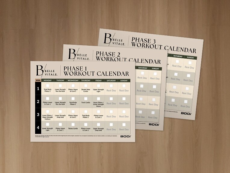 Belle Vitale Fitness Calendars
