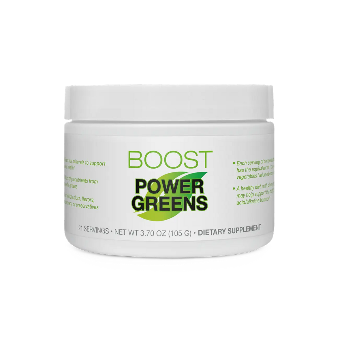 Boost Power Greens supplement