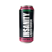 Can of INSANITY Liquid Shock Energy Drink