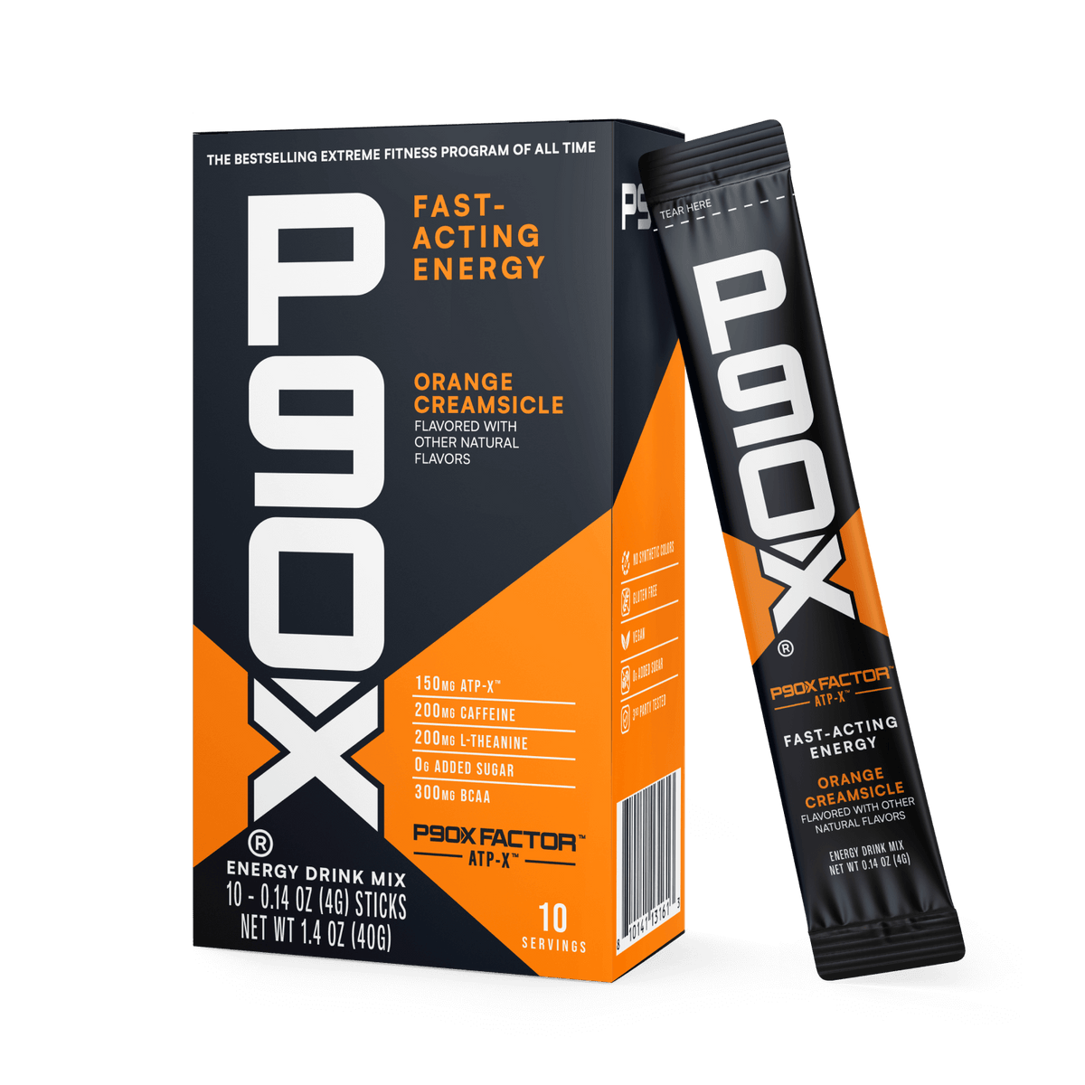 P90X Energy Orange-Creamsicle 10 Servings