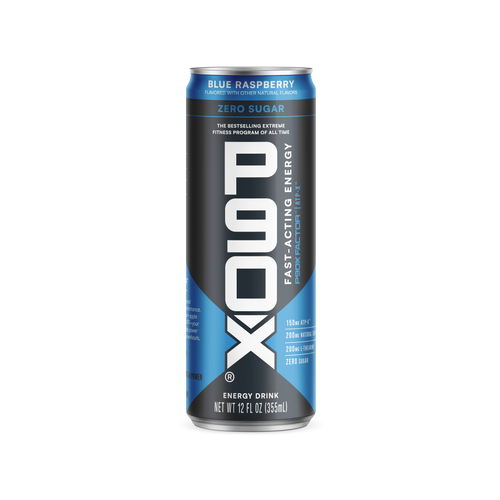 A can of Fast-Acting P90X Energy Drink