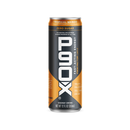 A can of Fast-Acting P90X Energy Drink