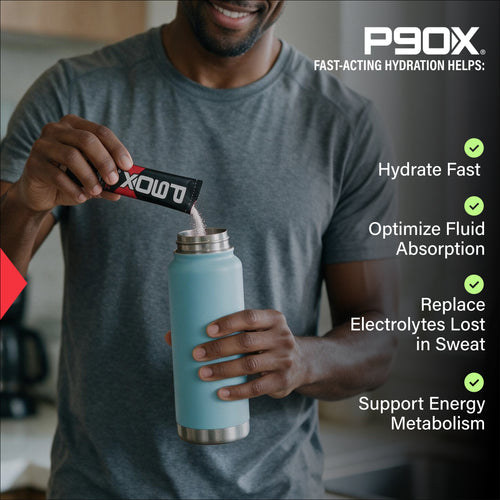 P90X Hydration Sticks with benefit callouts