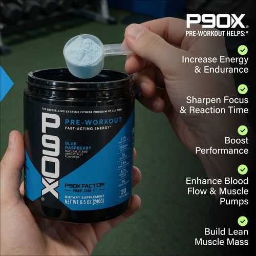 P90X Pre Workout with benefit callouts