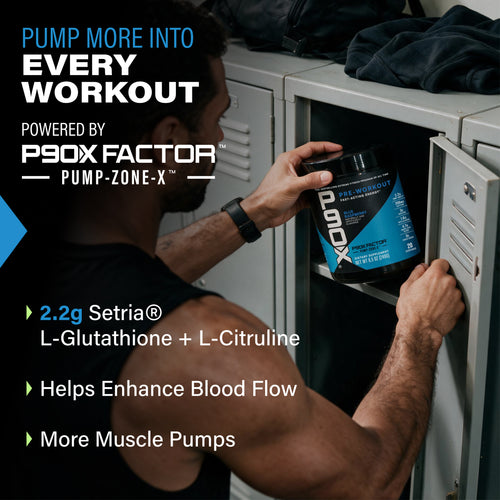Pump More into Every Workout. P90X Pre Workout with clinical callouts