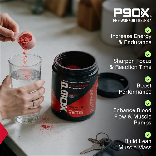 P90X Pre Workout with benefit callouts