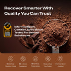 Image of Recover Post Workout Protein. Recover Smarter with Quality You Can Trust with Validation Callouts