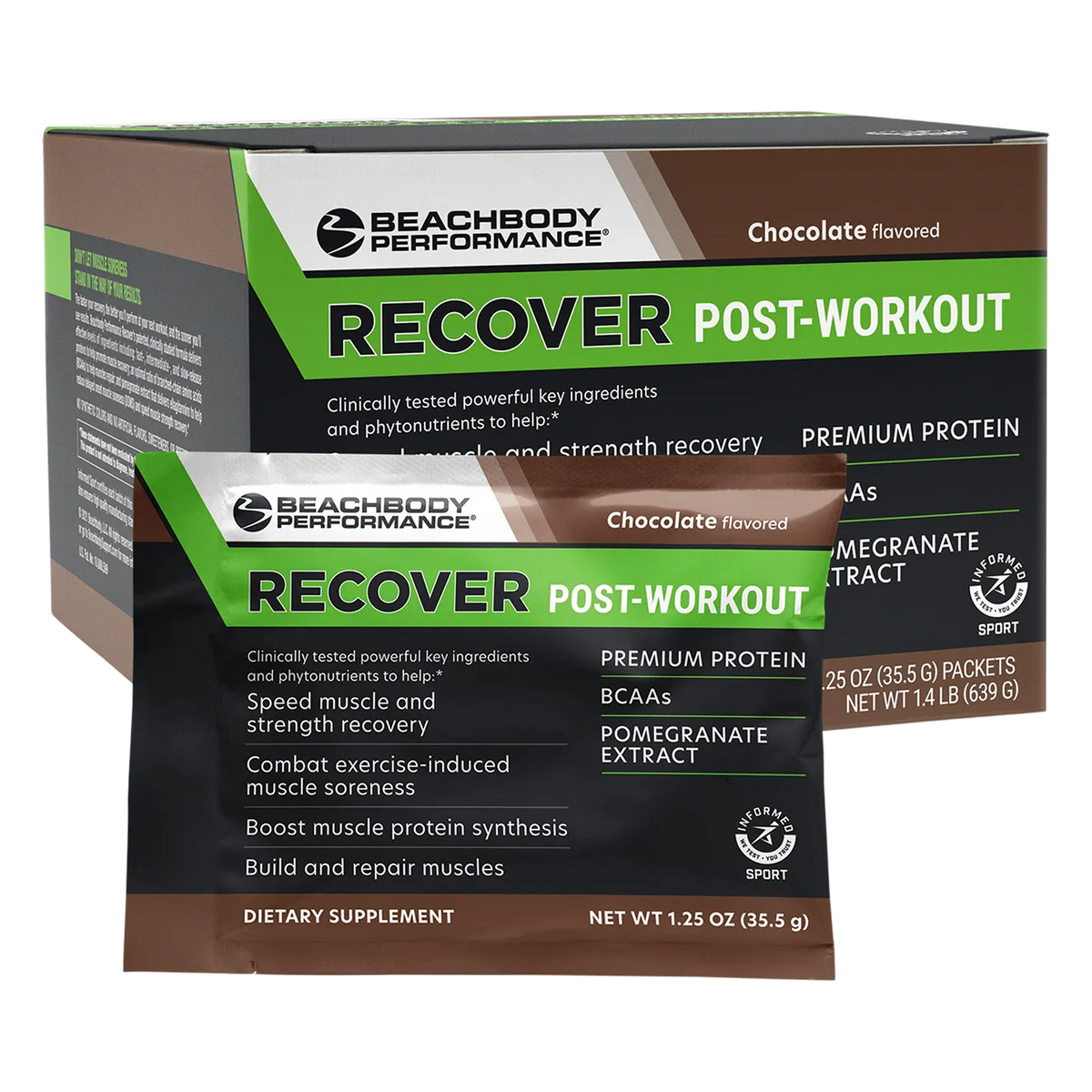 Recover post workout protein powder