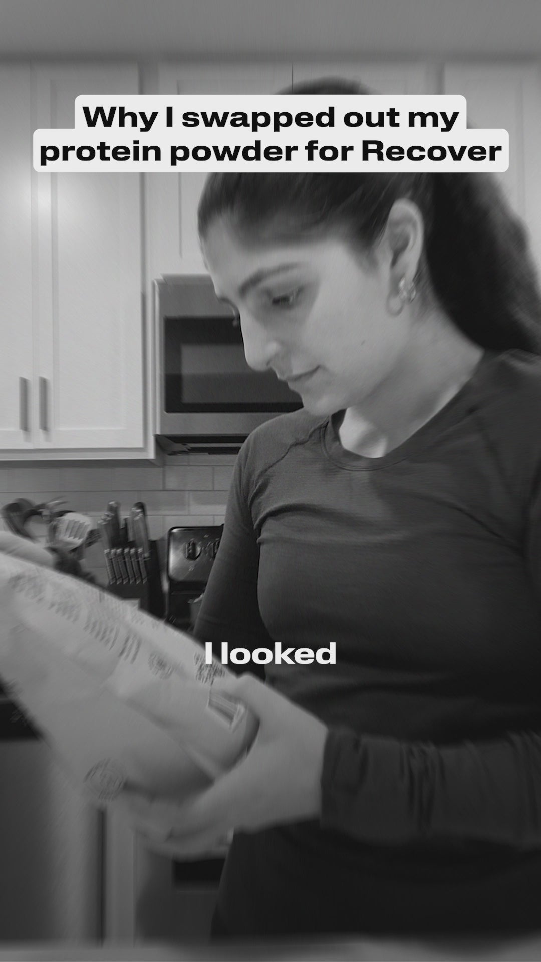 Emma explains Recover Post Workout protein blend and recovery ingredients designed for extended muscle support.